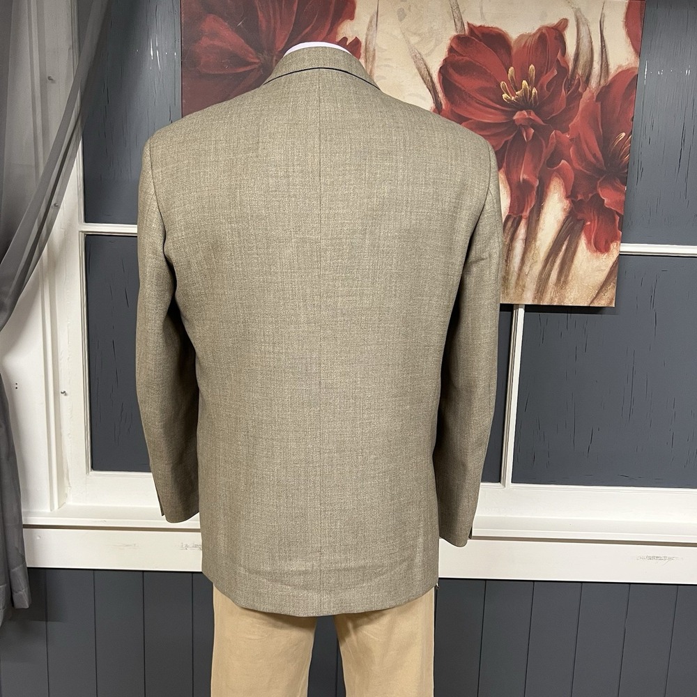 Vtg Yves Saint Laurent Double Breasted Blazer Men… - image 3